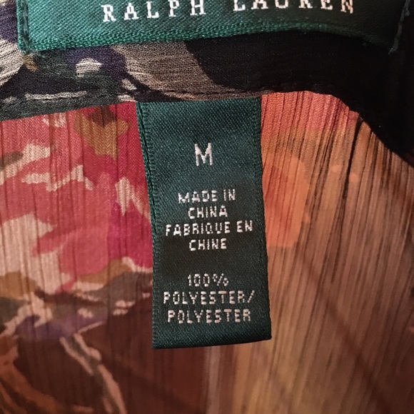 Ralph Lauren Sheer Blouse - Picture 4 of 4